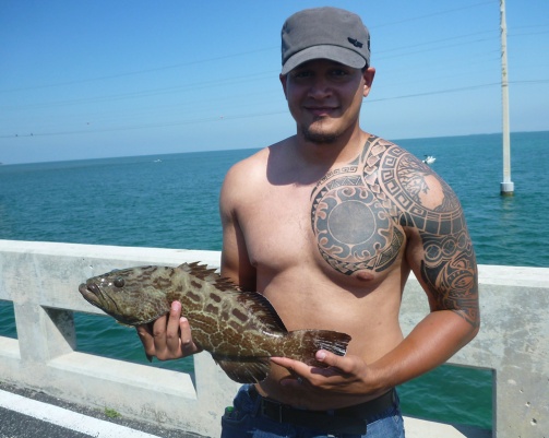 Seth and his Black Grouper